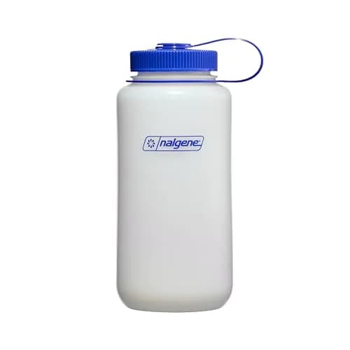 Nalgene Wide Mouth 32 oz (946 ml) BPA-Free HDPE Water Bottle | Leak-Proof & Durable for Everyday Adventures thumbnail 1