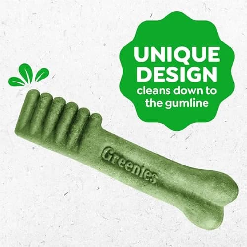 Greenies Teenie Original Natural Dental Dog Treats, Chicken, 65 Count (18 oz / 510 g) | Veterinarian-Recommended Dental Care for Dogs 5-15 lbs thumbnail 6