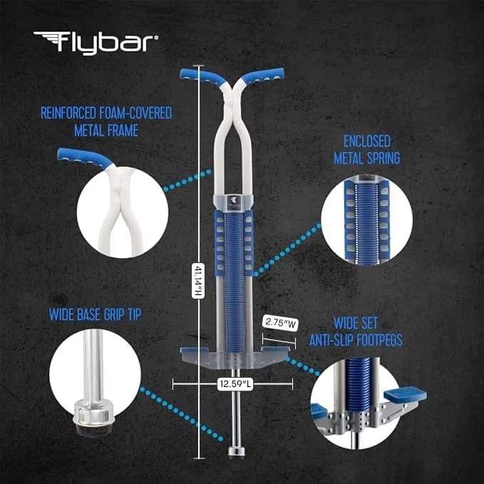 Flybar Master Pogo Stick 42" (106.7 cm) | ASTM-Tested for Kids Ages 9+, 80-160 lbs thumbnail 5