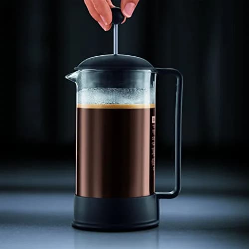 Bodum Brazil French Press Coffee Maker 1L (34oz) | Borosilicate Glass & BPA-Free Plastic thumbnail 4