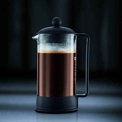 Bodum Brazil French Press Coffee Maker 1L (34oz) | Borosilicate Glass & BPA-Free Plastic thumbnail 7