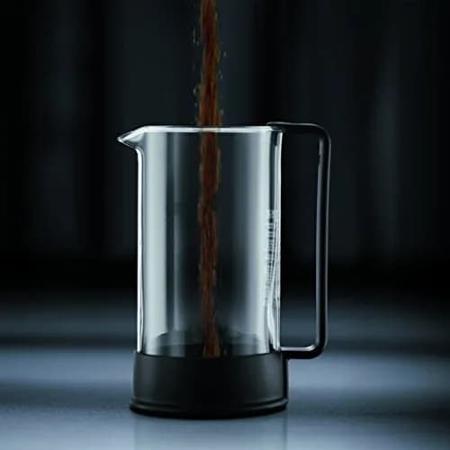 Bodum Brazil French Press Coffee Maker 1L (34oz) | Borosilicate Glass & BPA-Free Plastic thumbnail 2