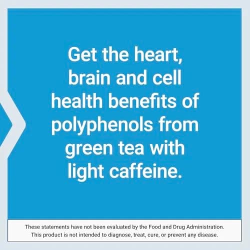 Life Extension Lightly Caffeinated Mega Green Tea Extract, 100 Capsules | Supports Cellular & Heart Health thumbnail 6