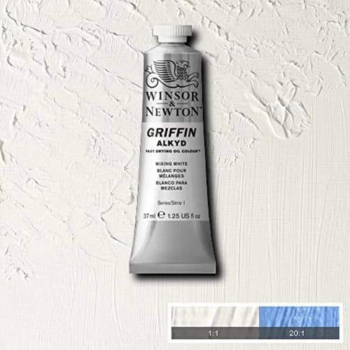 Winsor & Newton Griffin Alkyd Fast Drying Oil Paint, Mixing White | Quick-Dry Oil Color for Artists thumbnail 4