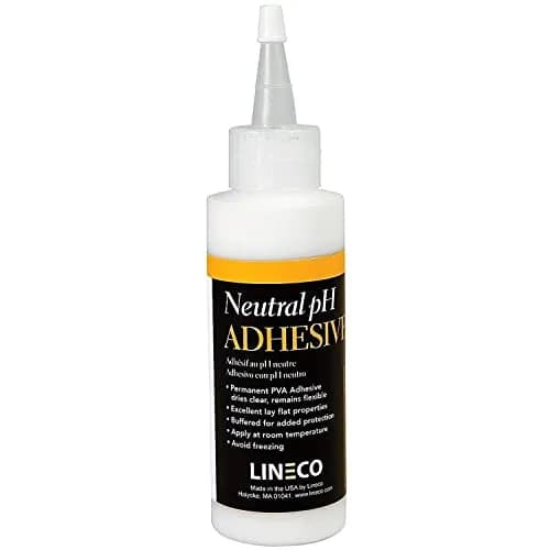Lineco Neutral pH Adhesive 118ml (4 Fl Oz) | Acid-Free Bookbinding Glue for Crafts thumbnail 1