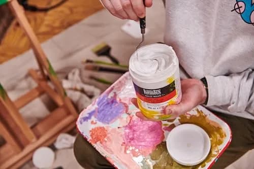 Liquitex Professional Light Modeling Paste 237ml (8-oz) | Lightweight Sculptural Gel for Art thumbnail 8
