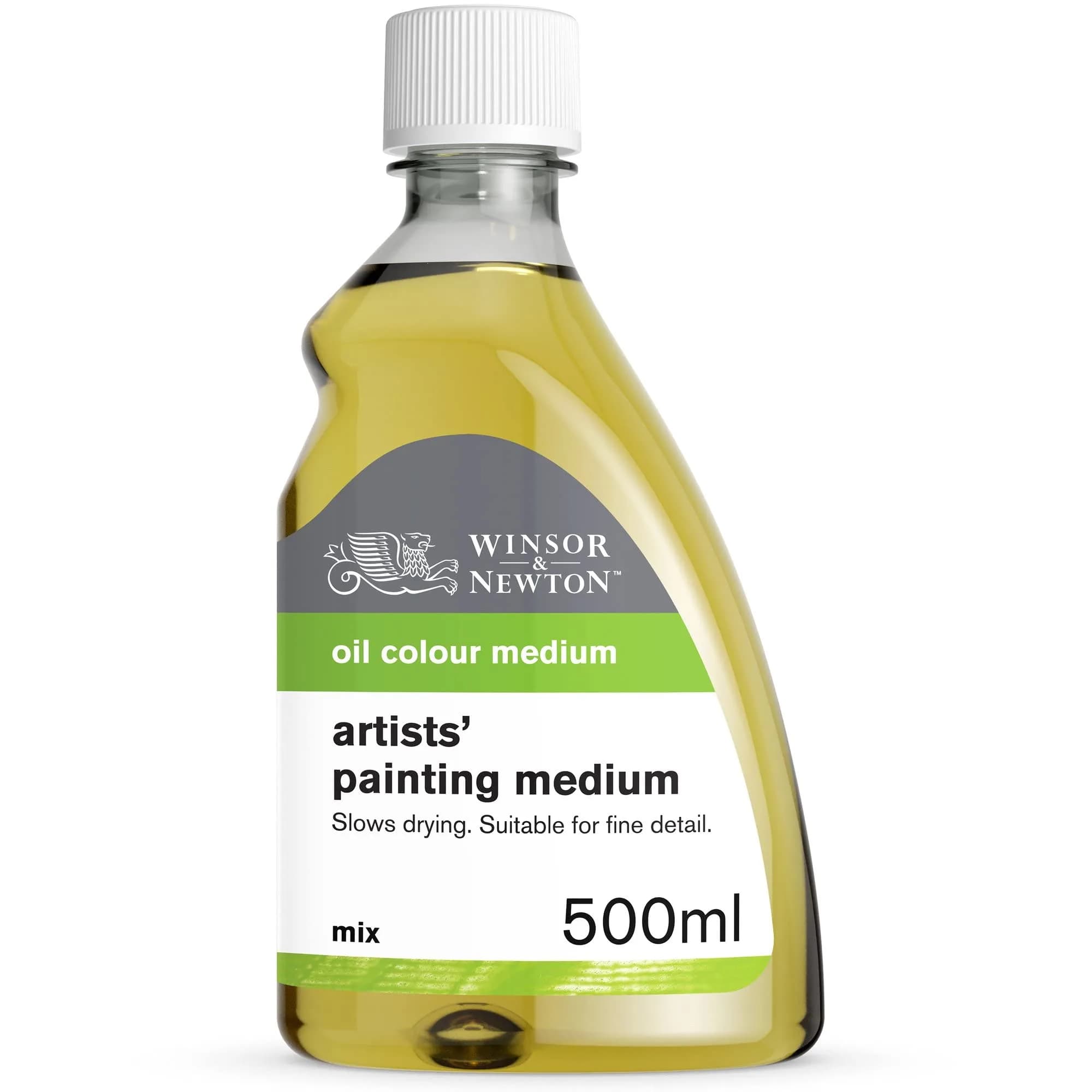 Winsor & Newton Refined Linseed Oil 75ml (2.53 Fl Oz) | Slows Drying, Improves Flow, Enhances Gloss — 16.9 Fl Oz / 16.9-oz Bottle