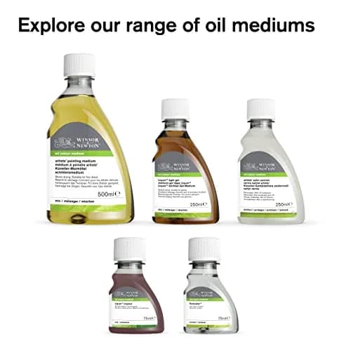 Winsor & Newton Oil Painting Medium 500ml (16.9 Fl Oz) | Slow Drying Gloss Medium for Detail & Glazing thumbnail 7