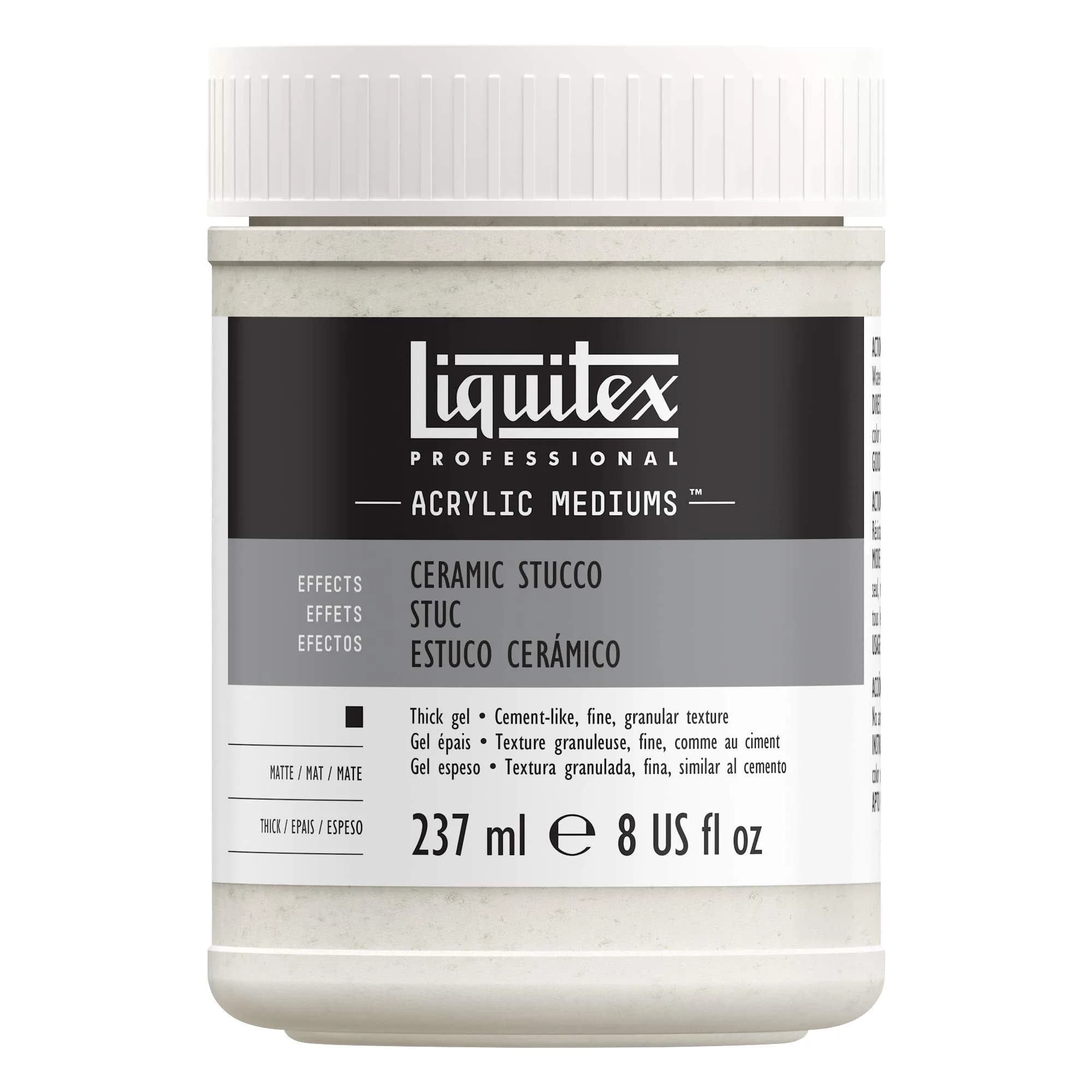 Liquitex Professional Effects Crackle Paste 237ml (8-oz) | Creates Crackled Texture — Stucco Finish