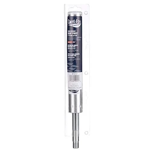 attwood Lock’N-Pin ¾-Inch Pin Post for Boat Seats | Fixed 11-Inch Support, Brushed Aluminum, Steel Pin thumbnail 7