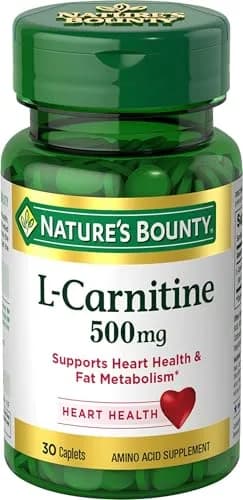 Nature's Bounty L-Carnitine 500 mg 30 Count Tablets thumbnail 1