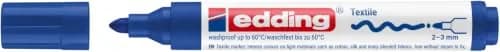 edding Textile Marker - Blue | Wash-Resistant Fabric Pen for Creative Designs thumbnail 2