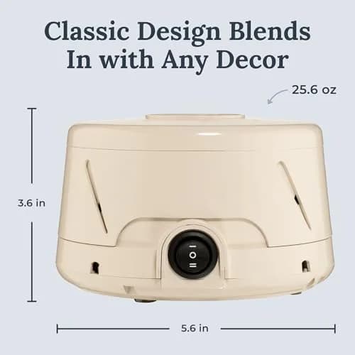 Yogasleep Dohm Classic Tan | Natural Fan-Based White Noise for Sleep & Focus thumbnail 5