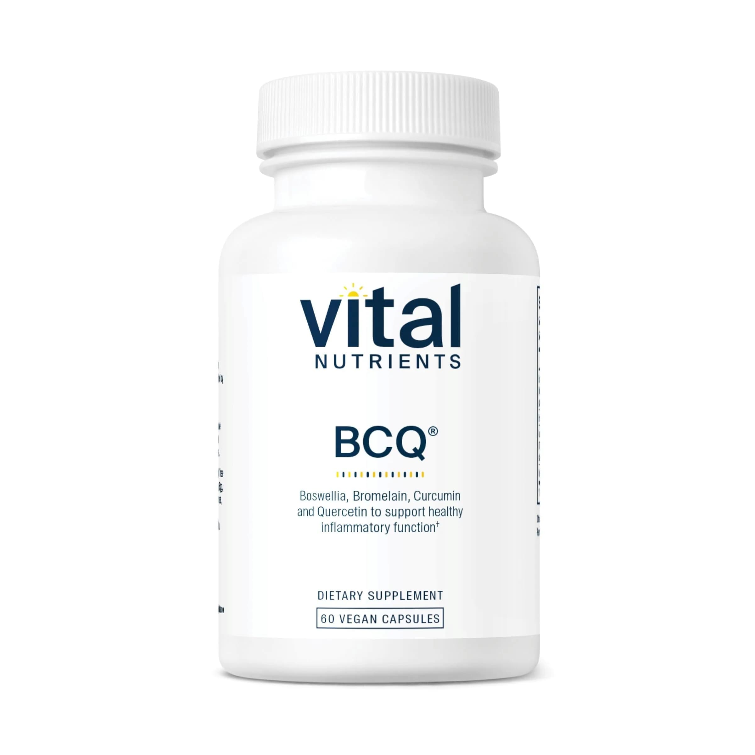 Vital Nutrients BCQ Vegan Capsules 60 | Supports Joint & Inflammation - main product image