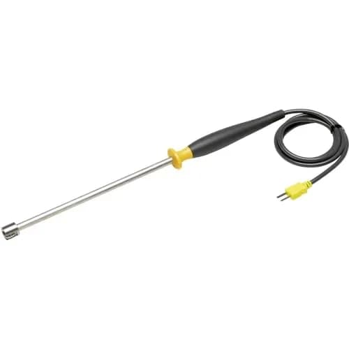 Fluke 80PK-27 SureGrip Industrial Surface Temperature Probe, Digital Display | -127°C to 600°C Range, Ergonomic Rubber Handle thumbnail 1