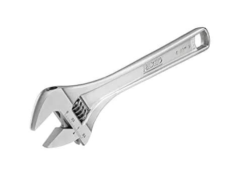 RIDGID 86917 762 Adjustable Wrench, 12-inch (300 mm) for Metric and SAE, Silver | Forged Alloy Steel Durability thumbnail 1