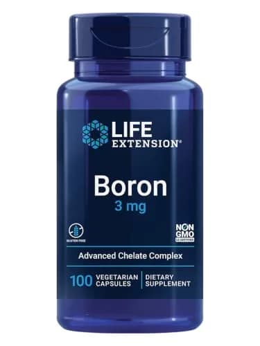Life Extension Boron 3 mg with Vitamin B2 | Supports Bone & Immune Health, 100 Capsules thumbnail 1