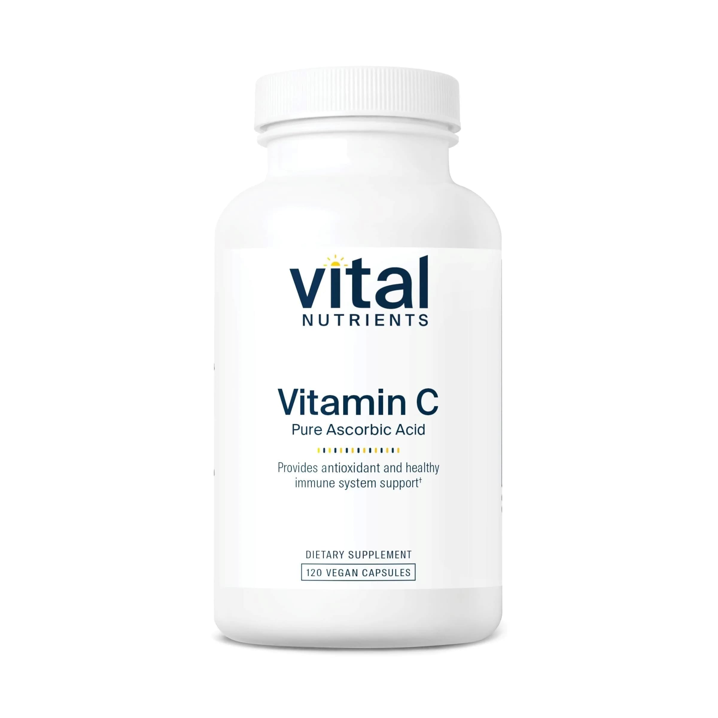 Vital Nutrients Vitamin C 1000mg | Pure Ascorbic Acid for Immune & Collagen Support - main product image