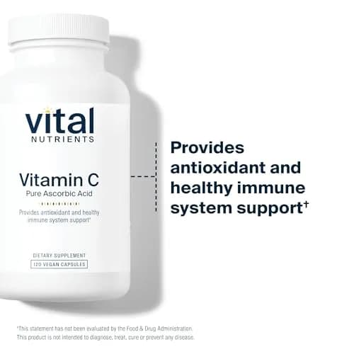 Vital Nutrients Vitamin C 1000mg | Pure Ascorbic Acid for Immune & Collagen Support thumbnail 5