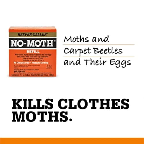 Reefer-Galler NO Moth Closet Hanger Refills, 6 Pack | Effective Mothproofing Without Odor thumbnail 6