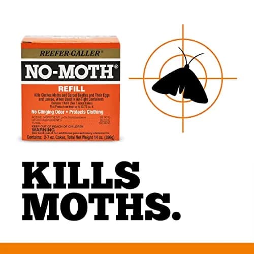 Reefer-Galler NO Moth Closet Hanger Refills, 6 Pack | Effective Mothproofing Without Odor thumbnail 3