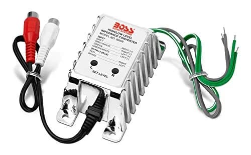 BOSS Audio Systems B65N High Level to RCA Converter & Ground Loop Isolator | Noise Filter for Car Audio Systems thumbnail 1