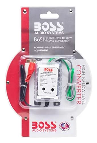 BOSS Audio Systems B65N High Level to RCA Converter & Ground Loop Isolator | Noise Filter for Car Audio Systems thumbnail 2