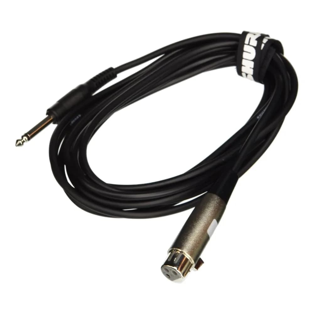 Shure C15AHZ 15-Feet Microphone Cable with 1/4-Inch Phone Plug | 4.6m Tangle-Free Audio Cable - main product image