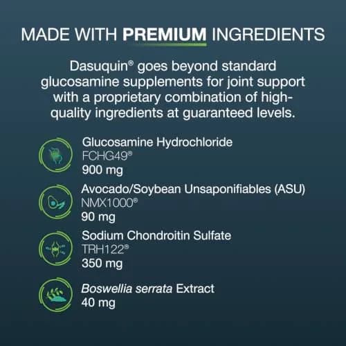 Nutramax Dasuquin Large Dog Joint Supplement Chewable Tablets 150ct (680g) | Vet Recommended for Joint Health thumbnail 5