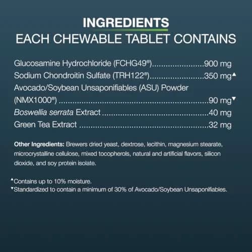 Nutramax Dasuquin Large Dog Joint Supplement Chewable Tablets 150ct (680g) | Vet Recommended for Joint Health thumbnail 8