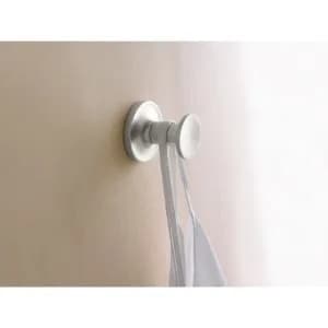 Kohler Purist Robe Hook, Vibrant Brushed Nickel | Solid Brass Construction, 15.8 cm (6.22 in) Length thumbnail 7