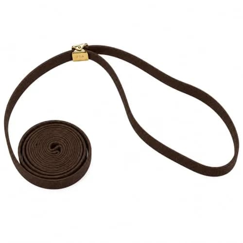 Resco Cordo-Hyde Dog Show Lead for Conformation, Thin (3/16"), Mahogany | Professional Show Ring Lead thumbnail 1