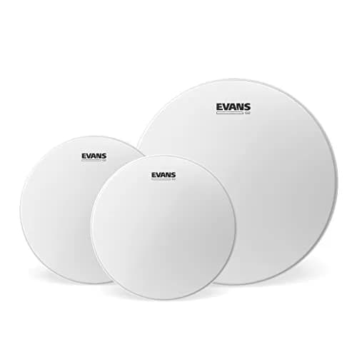 Evans G2 Coated Standard Tompack Drumheads 12", 13", 16" (30cm, 33cm, 41cm) | 2-Ply Synthetic Film for Warm Attack & Fat Low-End thumbnail 1