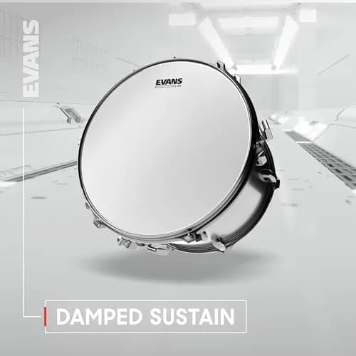 Evans G2 Coated Standard Tompack Drumheads 12", 13", 16" (30cm, 33cm, 41cm) | 2-Ply Synthetic Film for Warm Attack & Fat Low-End thumbnail 6