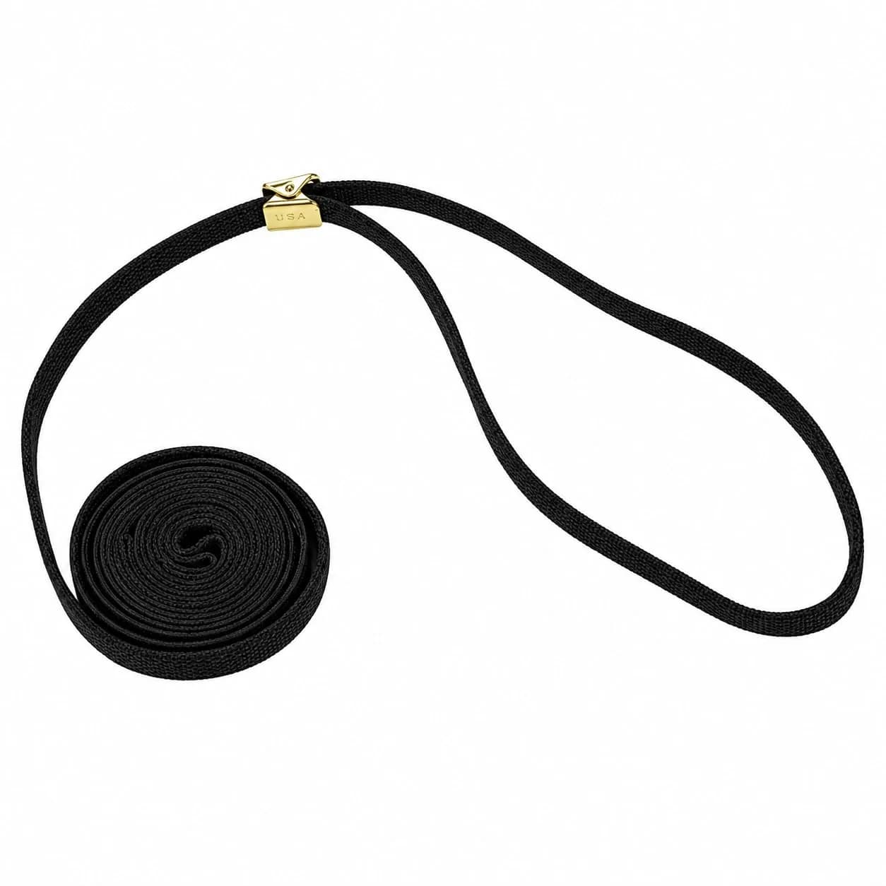 Resco Cordo-Hyde Dog Show Lead for Conformation, Thin (3/16"), Black | Professional Show Ring Lead - main product image