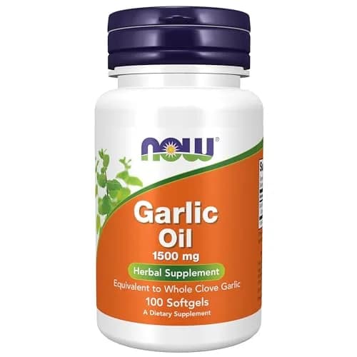 NOW Foods Garlic Oil Concentrate 1500 mg 100 Softgels | Natural Sulfur Compounds for Wellness thumbnail 1