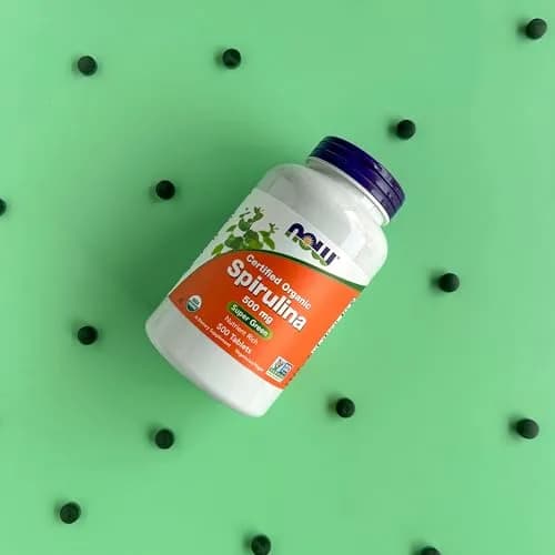 NOW Organic Spirulina 500 mg | Pure, Nutrient-Rich Microalgae Supplement for Adults thumbnail 7