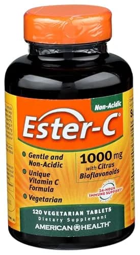 American Health Ester-C 1000mg Tablets | Non-GMO, Vegan, Citrus Bioflavonoids, 120ct thumbnail 3