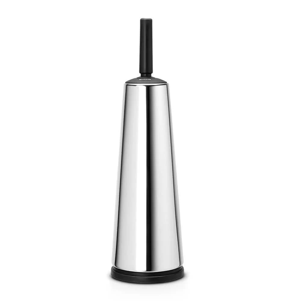 Brabantia Brilliant Steel Toilet Brush and Holder Set | Corrosion Resistant & Easy to Clean - main product image