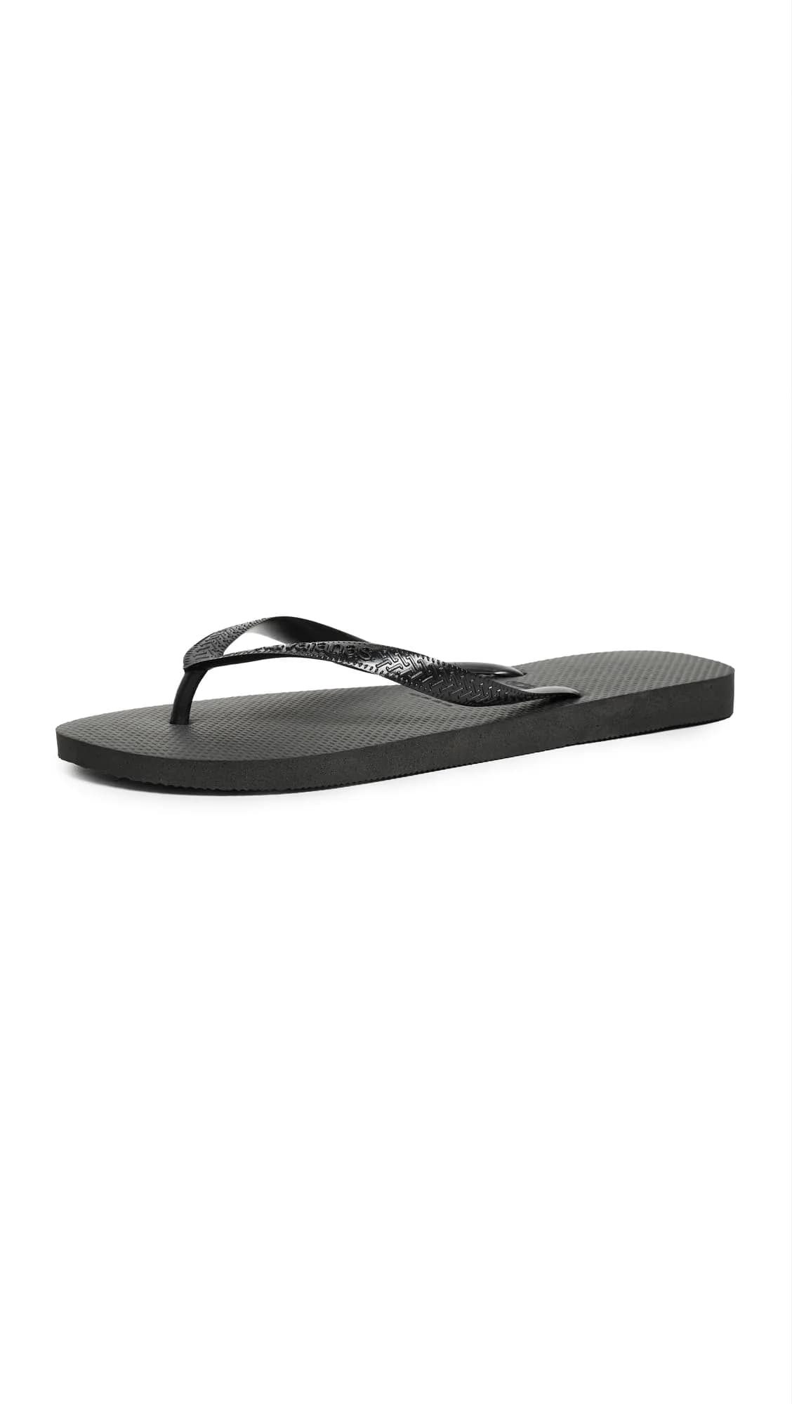 Havaianas Men's Top Flip Flop Sandal Black 27 cm (10.6 in) | Durable & Versatile Beach to City Wear - main product image