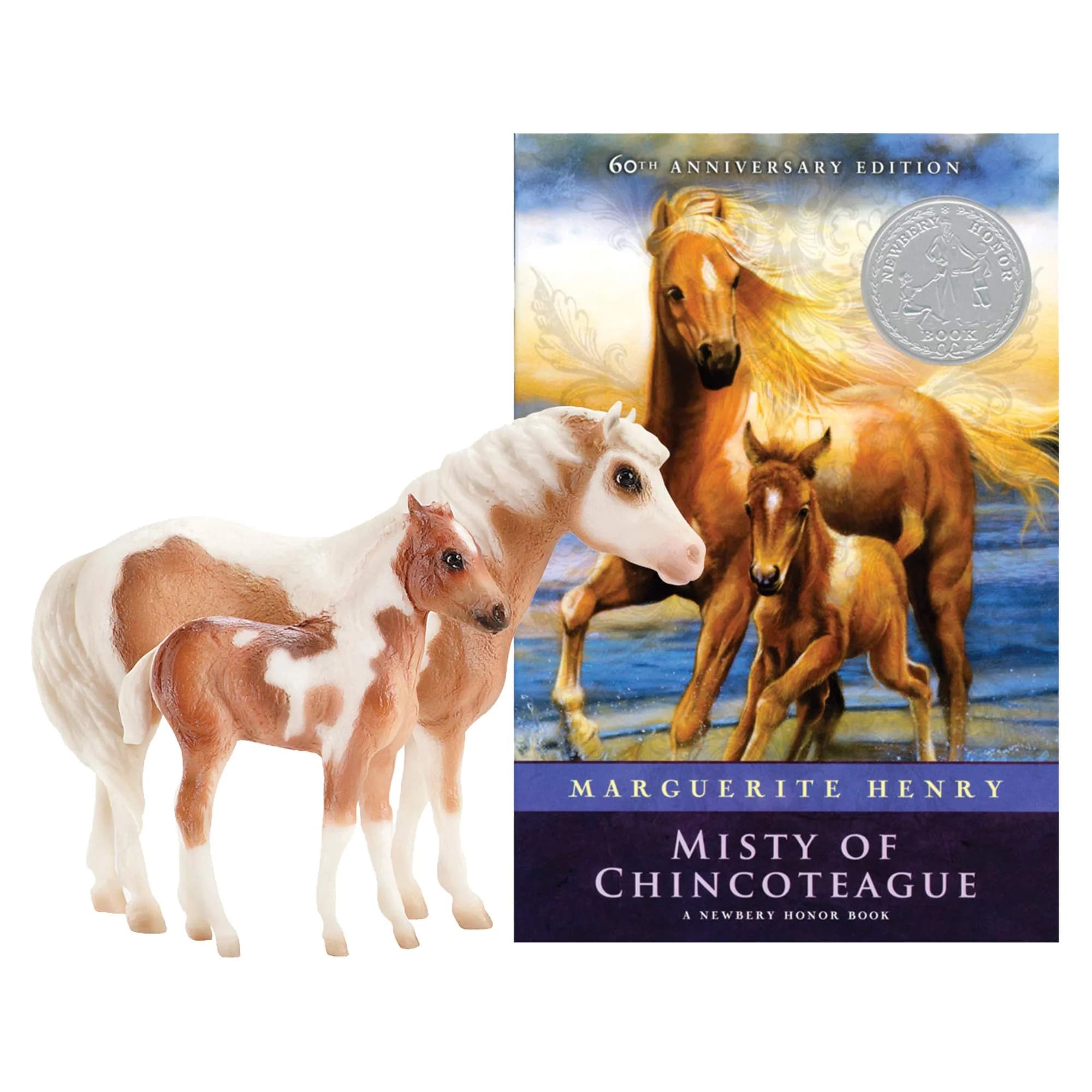 Breyer Traditional Series Misty & Stormy Model & Book Set 17.15 cm (6.75 in) Tall | Dr. Toy Best Classic Toy Award Winner — Multicolor