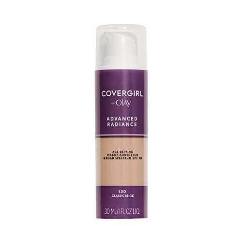 COVERGIRL Advanced Radiance Age Defying Foundation, Creamy Natural 120 | Youthful, Radiant Finish thumbnail 1