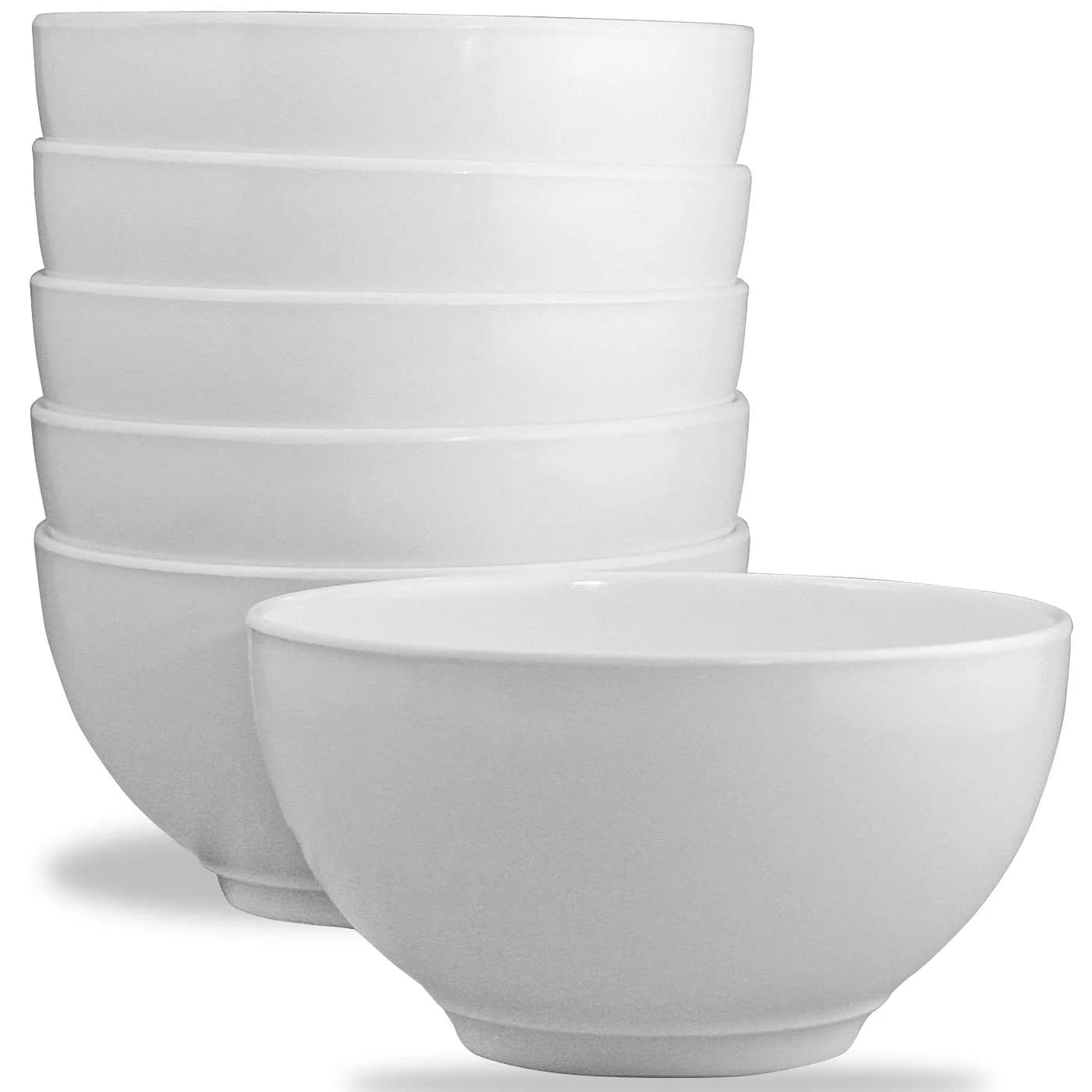 Reston Lloyd 16 oz Melamine Cereal Bowls Set of 6 | BPA Free, Break-Resistant, Dishwasher Safe - main product image
