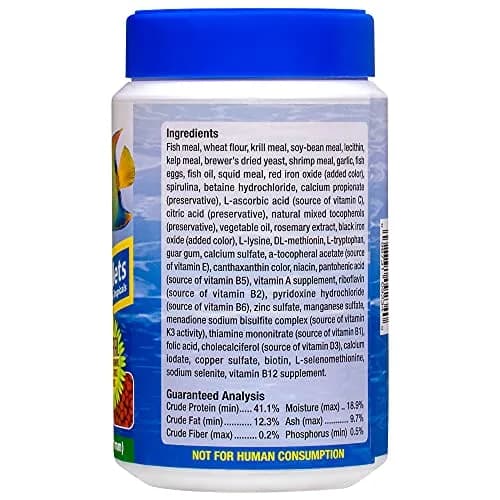 Ocean Nutrition Fish Food - Tropical Fish Food, Soft Moist Sinking Pellets, High Protein(41%) Guppy Fish Food, Fish Food Flakes Alternative, 14 oz (400 g), Medium Pellet thumbnail 2
