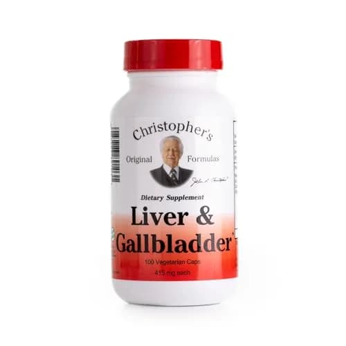 Christopher's Original Formulas Liver & Gallbladder Capsules | Natural Digestive Enzymes & Herbs (100 Count) thumbnail 1