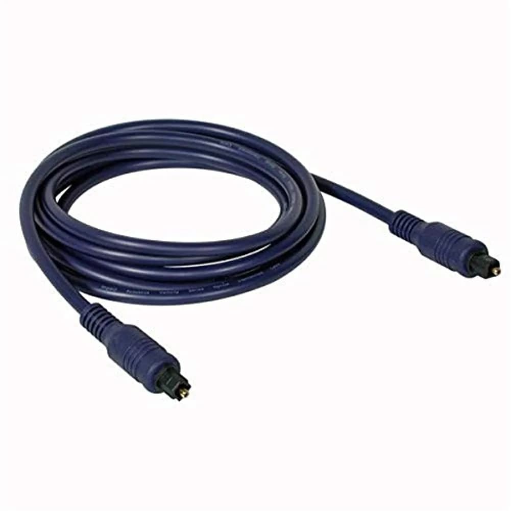 C2G Velocity Toslink Digital Audio Cable 1m (3.3 ft) Blue | High-Speed Optical Audio Transmission - main product image
