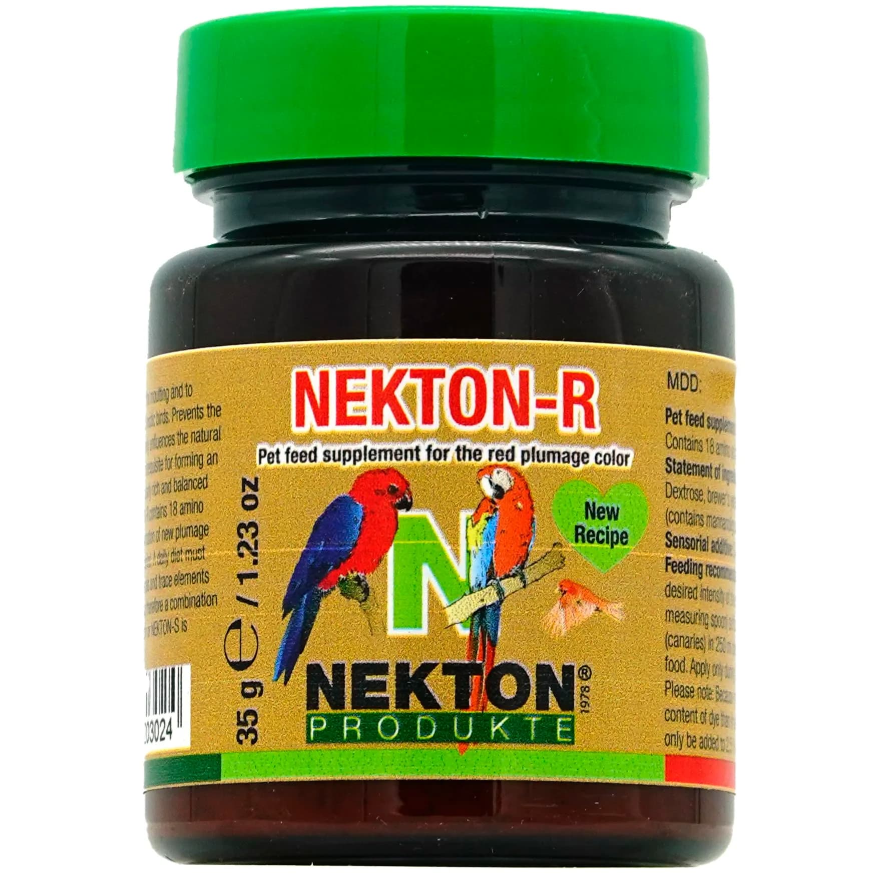 Nekton-R Enhances Red Color in Birds 35g | Supports Vibrant Feathers in Indian Climates - main product image