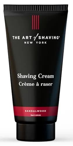 The Art of Shaving Sandalwood Shaving Cream for Men | 74ml (2.5 Fl Oz) | Protects Against Irritation and Razor Burn thumbnail 1