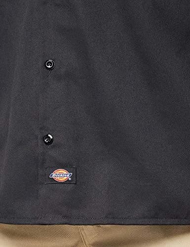 Dickies Men's Long Sleeve Work Shirt Black Small | Moisture-Wicking & Wrinkle-Resistant thumbnail 9