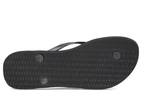 Havaianas Women's Slim Flip Flops Sandals - Black, 9/10 | Sleek Summer Beachwear thumbnail 4
